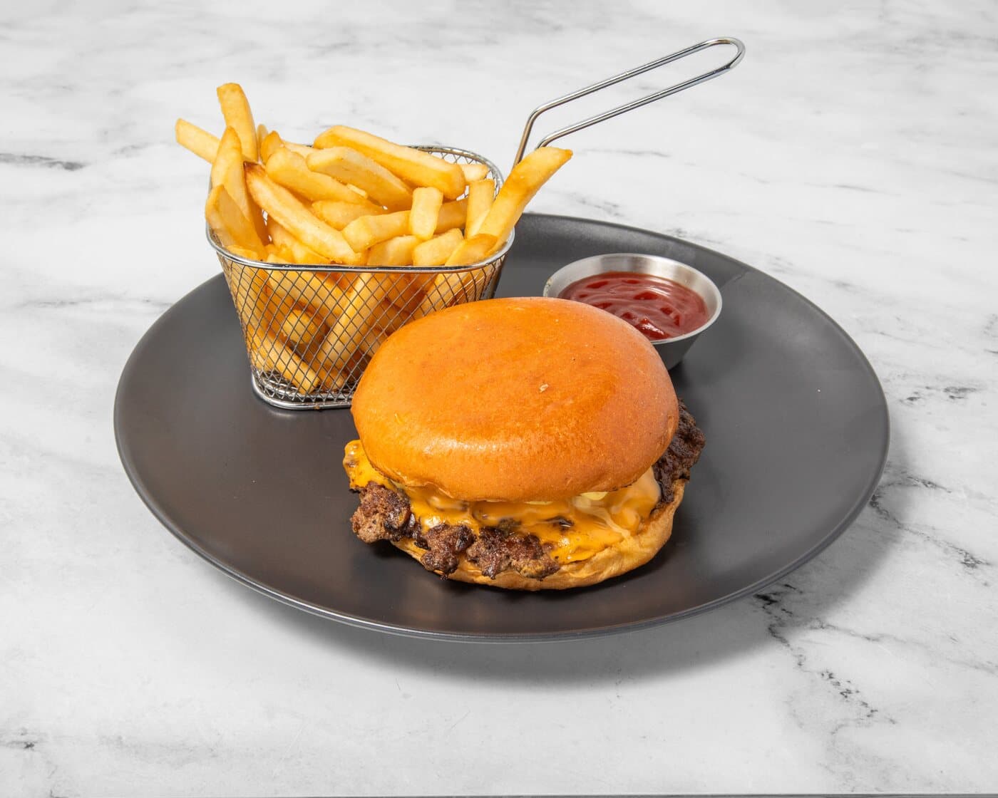 Double Smash Cheeseburger