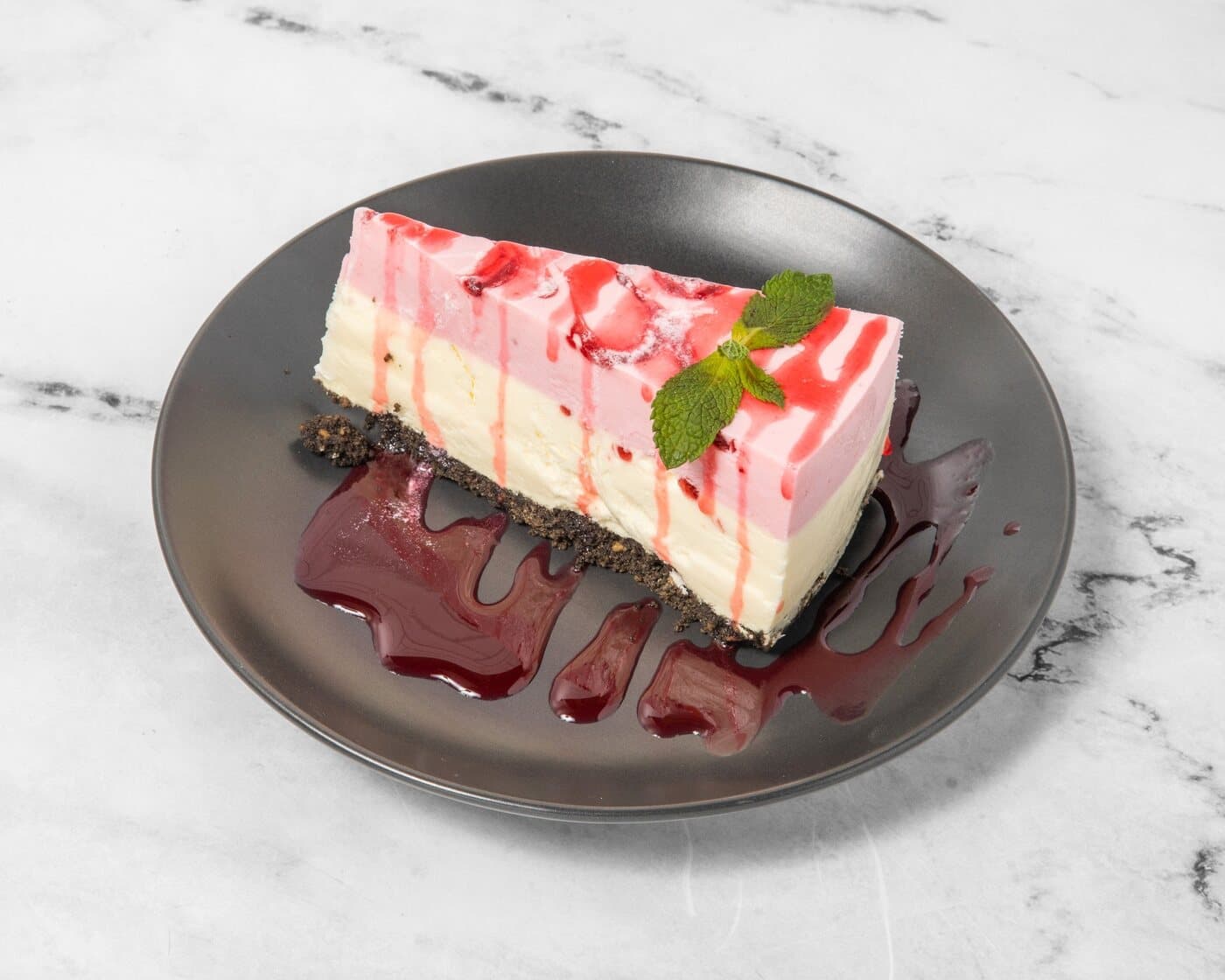 Raspberry cheesecake from the Level menu